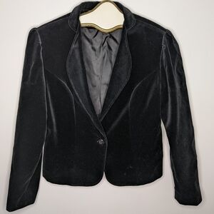 Black Velvet Blazer